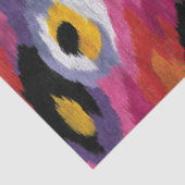 Papier Mousseline Découpage couleur Abstrait Ikat Motif (Détail)