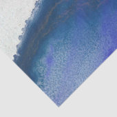 Papier Mousseline Découpage couleur bleu-pourpre Abstrait (Détail)
