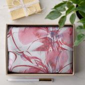 Papier Mousseline Découpage couleur d'aquarelle rouge (Cadeau)