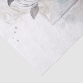 Papier Mousseline Découpage couleur d'eau du cheval blanc (Détail)