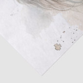 Papier Mousseline Découpage couleur d'eau du cheval blanc (Détail)