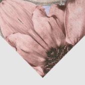 Papier Mousseline Découpage couleur or bleu rose Rose floral (Détail)