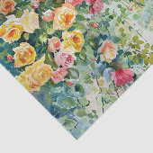 Papier Mousseline Découpage couleur Rose aquarelle (Détail)