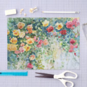 Papier Mousseline Découpage couleur Rose aquarelle (Artisanat)