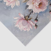 Papier Mousseline Découpage couleur Rose rose et bleu (Détail)