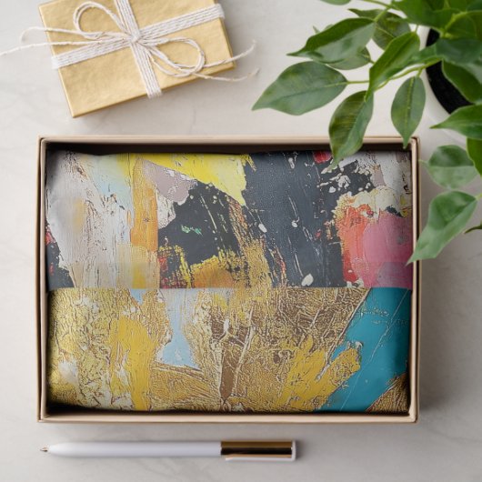 Papier Mousseline Découpage courageux Féministe Gold Crown (Cadeau)