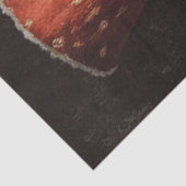 Papier Mousseline Decoupage Cowboy Santa & Rudolph Peeking  (Détail)