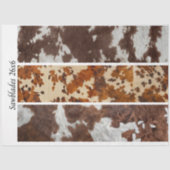 Papier Mousseline Decoupage Cowhide Rustic Handsaw Panel Designs (Recto)