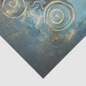 Papier Mousseline Découpage Crescent Céleste Doré Lune (Détail)