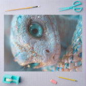 Papier Mousseline Découpage Cristal & Bijoux Adoré Serpent Turquoise (Artisanat)