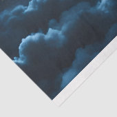 Papier Mousseline Découpage croisé bleu et or celtique (Détail)