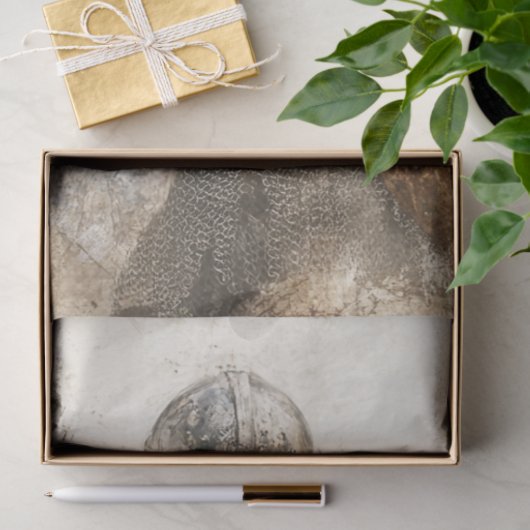 Papier Mousseline Découpage Crusade Mangeurs Christian Knight (Cadeau)