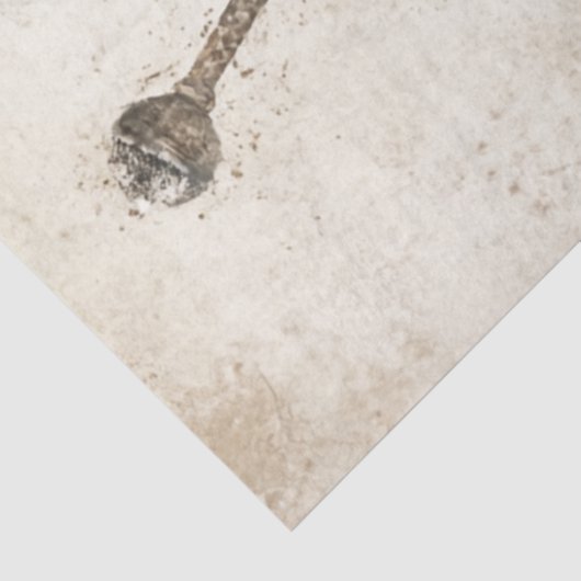 Papier Mousseline Découpage Crusade Mangeurs Christian Knight (Détail)