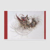 Papier Mousseline Découpage Cute Steampunk White Mouse En Casquette  (Recto)