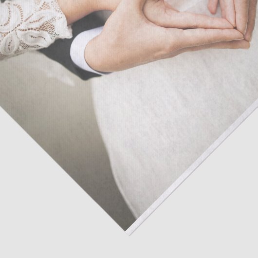 Papier Mousseline Découpage d'amour mariage (Détail)