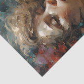 Papier Mousseline Découpage d'amour véritable lesbienne (Détail)