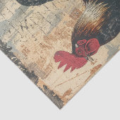 Papier Mousseline Découpage d'animaux de ferme de poulet de la coq n (Détail)