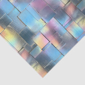 Papier Mousseline Découpage d'anniversaire mariage Iridescente géomé (Détail)