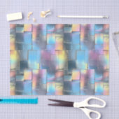 Papier Mousseline Découpage d'anniversaire mariage Iridescente géomé (Artisanat)