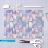 Papier Mousseline Découpage d'anniversaire mariage Iridescente géomé (Artisanat)