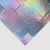 Papier Mousseline Découpage d'anniversaire mariage Iridescente géomé (Détail)