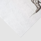 Papier Mousseline Découpage Danseuses d'Halloween Lady Skeleton Cowg (Détail)