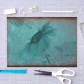 Papier Mousseline Découpage d'antiquités Turquoise Sunflower Blue (Artisanat)