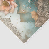 Papier Mousseline Découpage d'aquarelle des succulents du désert (Détail)