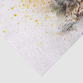 Papier Mousseline Découpage d'aquarelle Yorkshire Terrier (Détail)