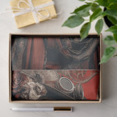 Papier Mousseline Découpage Dark Steampunk Skeletal Circus (Cadeau)