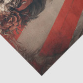 Papier Mousseline Découpage Dark Steampunk Skeletal Circus (Détail)