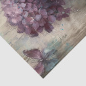 Papier Mousseline Découpage d'art botanique d'hortensia antique (Détail)