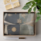 Papier Mousseline Découpage d'art côtier neutre de sirène primitive (Cadeau)