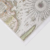 Papier Mousseline Découpage d'art de carte vintage (Détail)