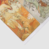 Papier Mousseline Découpage d'art de la femme de Mucha (Détail)