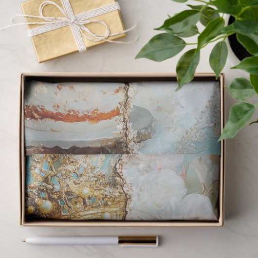 Papier Mousseline Découpage d'art féminin (Cadeau)