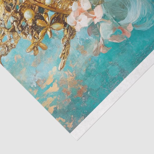 Papier Mousseline Découpage d'art féminin (Détail)