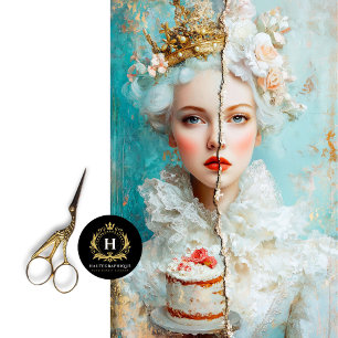 Papier Mousseline Découpage d'art féminin