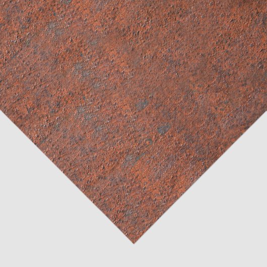 Papier Mousseline Découpage d'aspect métallique rouillé (Détail)