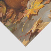 Papier Mousseline Découpage d'automne Golden Retriever (Détail)