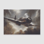 Papier Mousseline Découpage d'avions anciens (Recto)