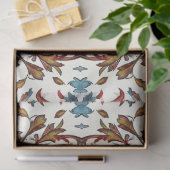 Papier Mousseline Découpage de automne bleu et rustique (Cadeau)