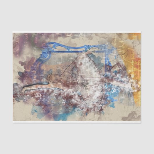 Papier Mousseline Découpage de ballet de l'école d'art (Recto)