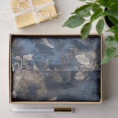 Papier Mousseline Découpage de bois d'art gothique squelette (Cadeau)