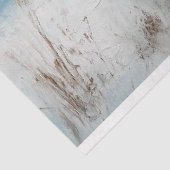 Papier Mousseline Découpage de buffle blanc de Noël (Détail)