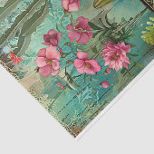 PAPIER MOUSSELINE DÉCOUPAGE DE CACTUS ET SUCCULENTS COLORÉS (Détail)