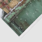 Papier Mousseline Découpage de camion rustique de la vache Highland (Détail)