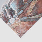 Papier Mousseline Découpage de campagne de Horse Western Rustic (Détail)