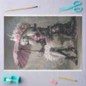 Papier Mousseline Découpage de caniche standard de Bohême (Artisanat)