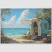 Papier Mousseline Découpage de caravane tzigane (Recto)